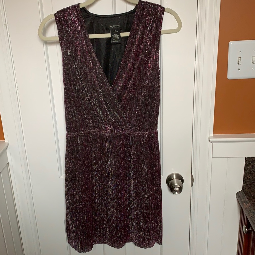 MM Couture Purple Night Out Dress